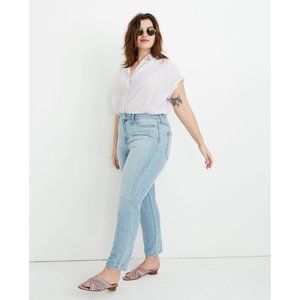 MADEWELL Curvy Perfect Vintage Light Wash Jeans Sz 30 NEW